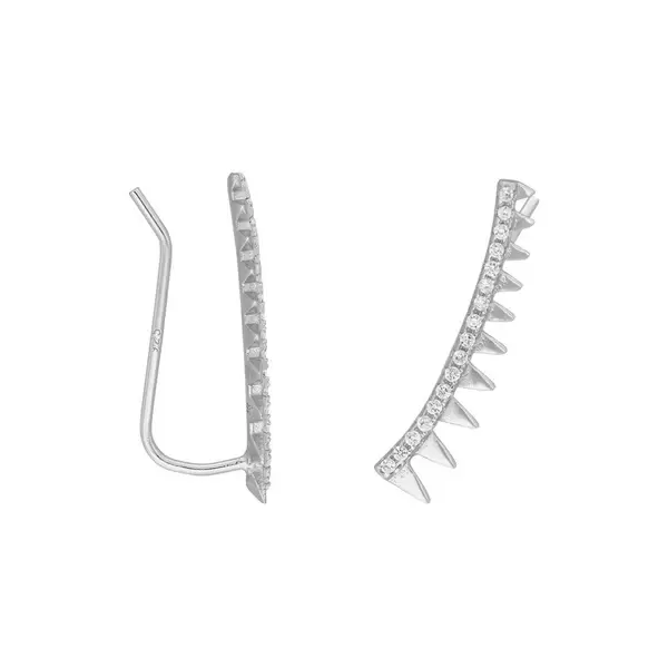 Leaf Jewelry Earclimber Memory II, 925 Sterlingsilber Vierteljährliche Förderung