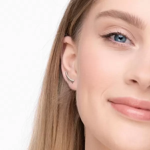 Leaf Jewelry Earclimber Memory II, 925 Sterlingsilber Vierteljährliche Förderung
