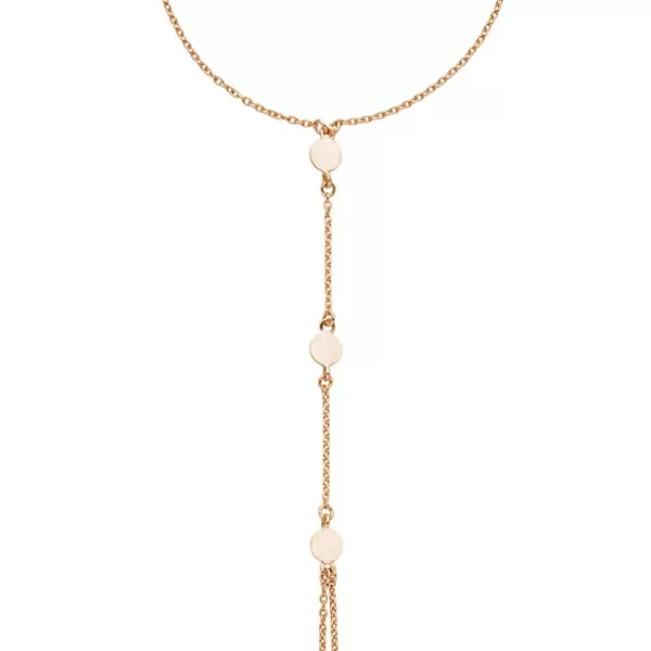 Leaf Jewelry Hand Chain Platelet, 18K Rosegold vergoldet Rabatte dieses Monats