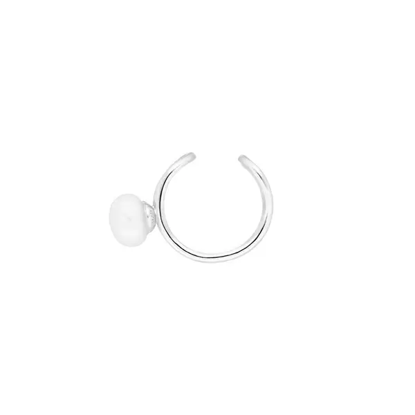 Leaf Jewelry Earcuff 2 Pearls, 925 Sterlingsilber Blitzverkäufe