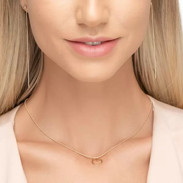 Leaf Jewelry Halskette GENTLE HEART, 14 K Gelbgold Black Friday