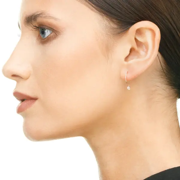 Leaf Jewelry Ohrringe Cabochon, Mondstein, 14 K Roségold Bis zu 50% Rabatt