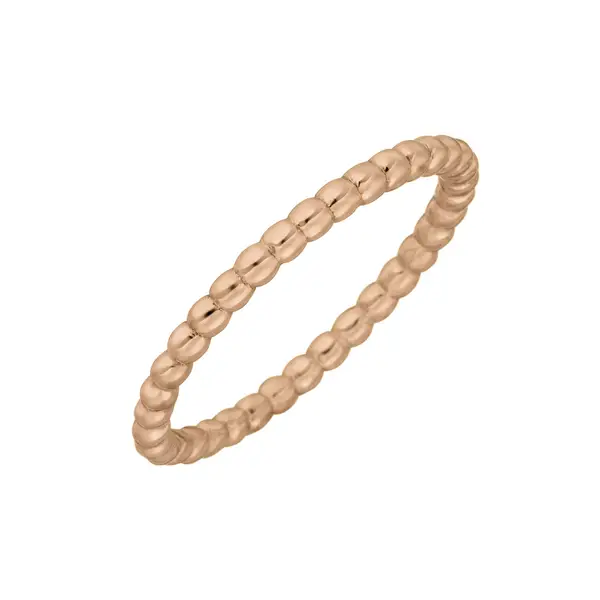 Leaf Jewelry Ring Kugel, 18 K Roségold Vierteljährliche Förderung