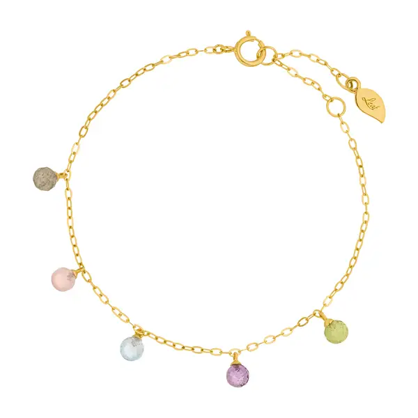 Leaf Jewelry Armkette Sweet Gems, 14K Gelbgold Bis zu 55% Rabatt
