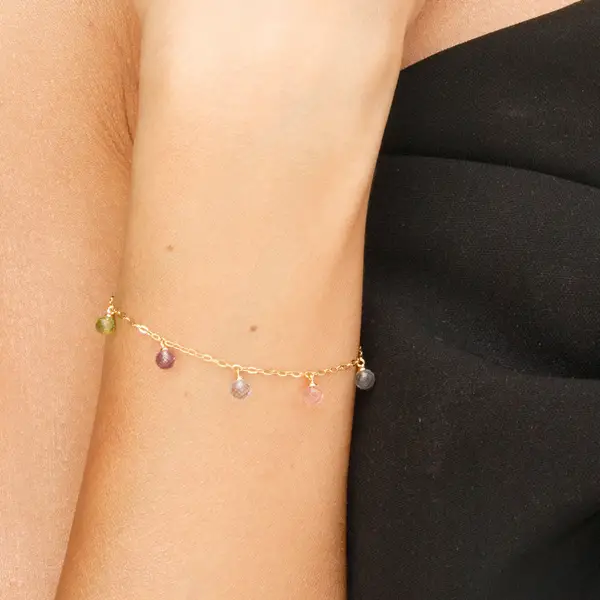 Leaf Jewelry Armkette Sweet Gems, 14K Gelbgold Bis zu 55% Rabatt