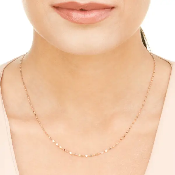Leaf Jewelry Halskette Shiny Twist, 14K Gelbgold Sonderangebot
