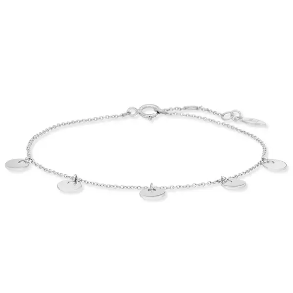 Leaf Jewelry Armkette Platelet, 14 K Weissgold Clearance-Verkauf