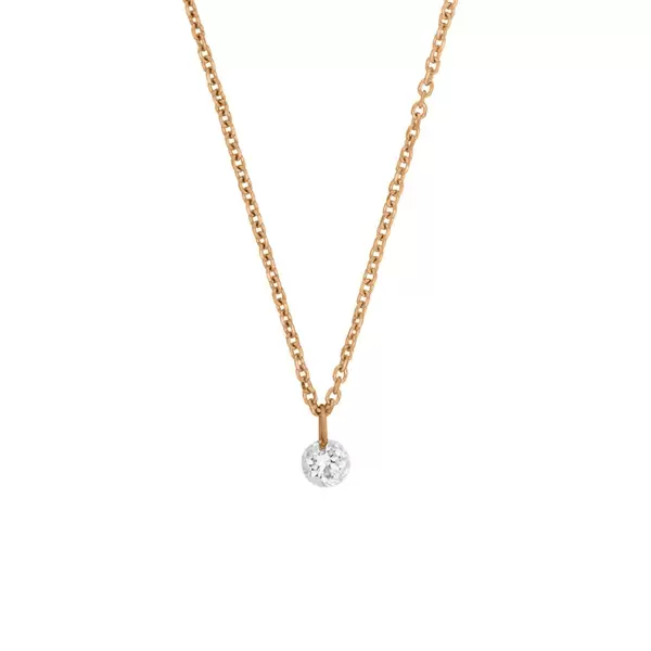 Leaf Jewelry Halskette Pure Diamant, 18 K Rosegold Begrenzt auf 3 Tage