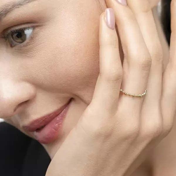 Leaf Jewelry Ring Kugel, 18 K Gelbgold Hotsell