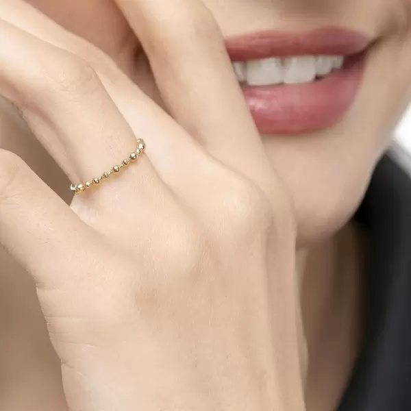 Leaf Jewelry Ring Kugel, 18 K Gelbgold Hotsell