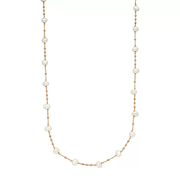 Leaf Jewelry Halskette Perle, Rosegold JETZT KAUFEN