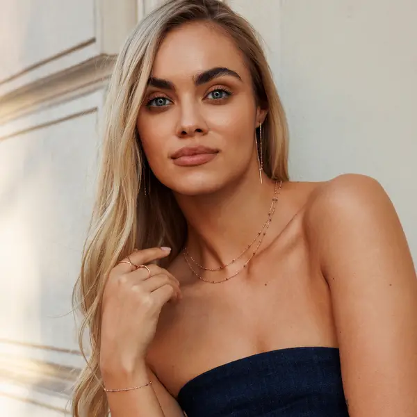 Leaf Jewelry Ohrhänger Flying Gems, Grüner Achat, 18 K Rosegold vergoldet Bis zu 60% Rabatt