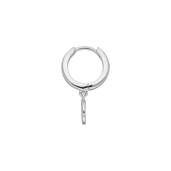 Leaf Jewelry Single Creole PLATELET, 925 Sterlingsilber Zeitbegrenzte Promotion