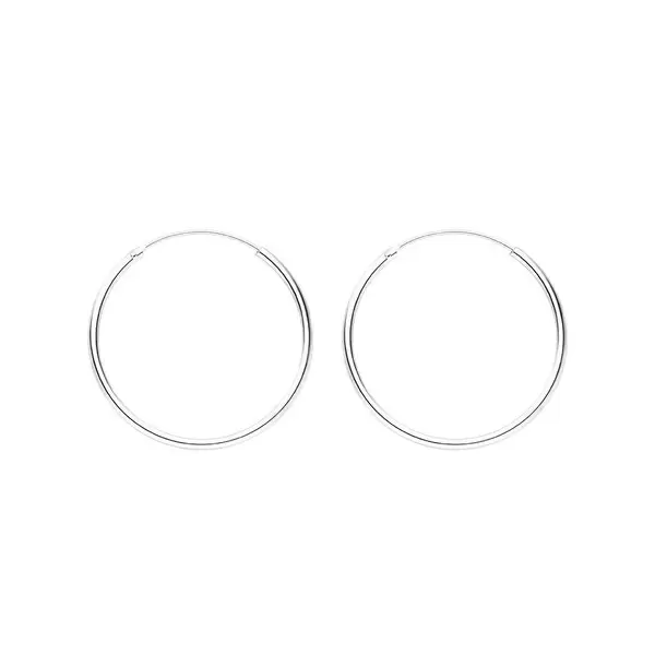 Leaf Jewelry Creole Pure, 30mm, 925 Sterlingsilber Nur für heute