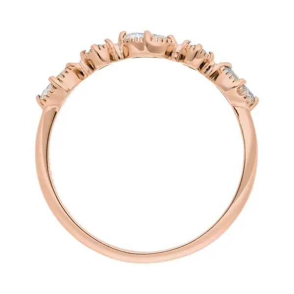 Leaf Jewelry Silber Ring, Oval Gems, Rosegold Blitzverkäufe