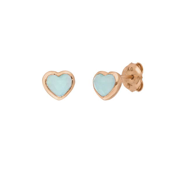 Leaf Jewelry Ohrstecker Valentine, Rosegold Lagerräumung
