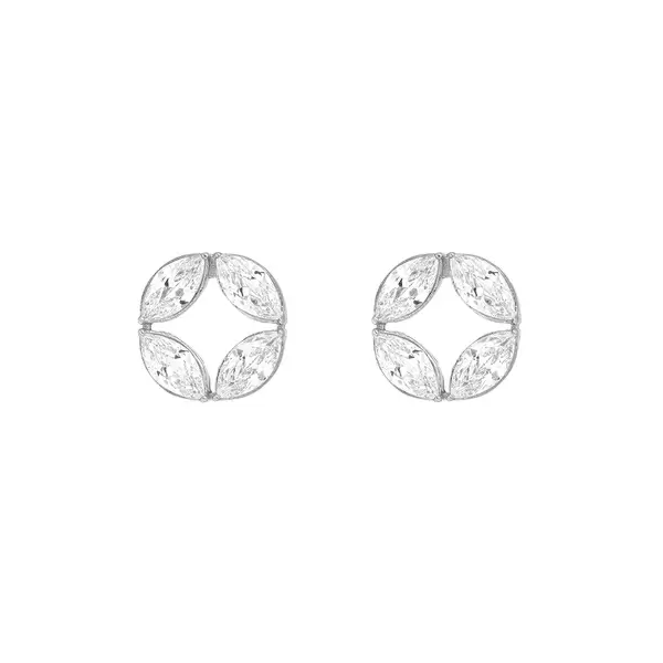 Leaf Jewelry Ohrstecker Zirkonia Flower, 925 Sterlingsilber JETZT KAUFEN
