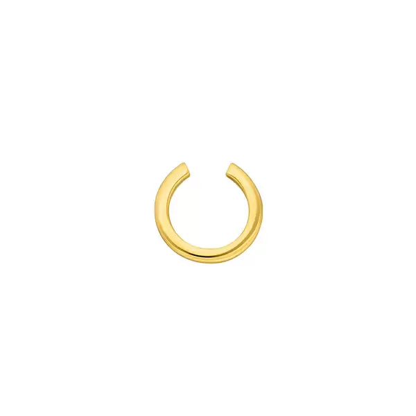 Leaf Jewelry Earcuff Basic, 10 mm, 18 K Gelbgold vergoldet Bis zu 55% Rabatt