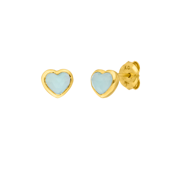 Leaf Jewelry Ohrstecker Valentine, Gelbgold Blitzangebot