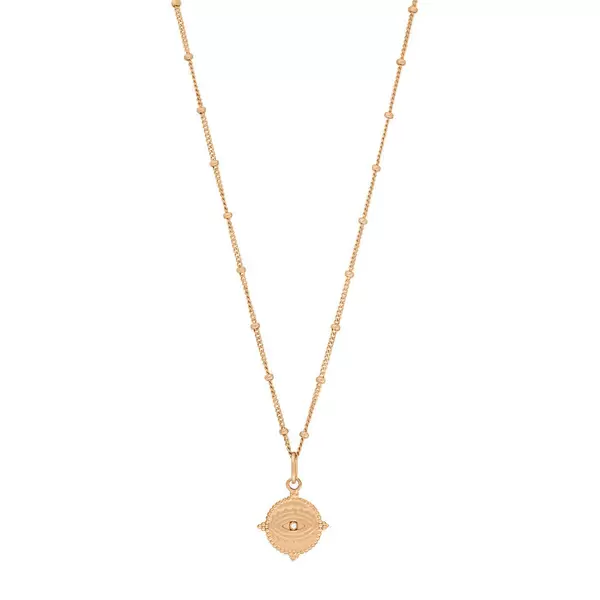 Leaf Jewelry Halskette Evil Eye, 45cm, 18 K Rosegold vergoldet JETZT KAUFEN