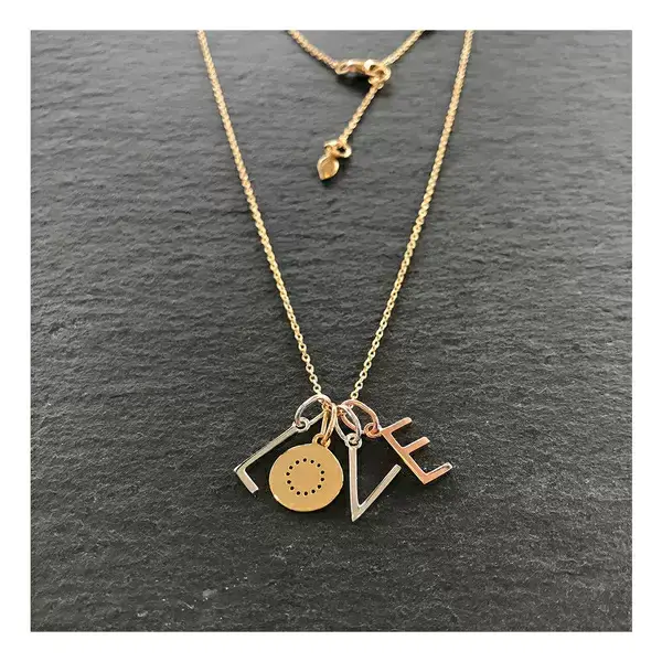 Leaf Jewelry Buchstaben Halskette-B Letzte 2 Tage