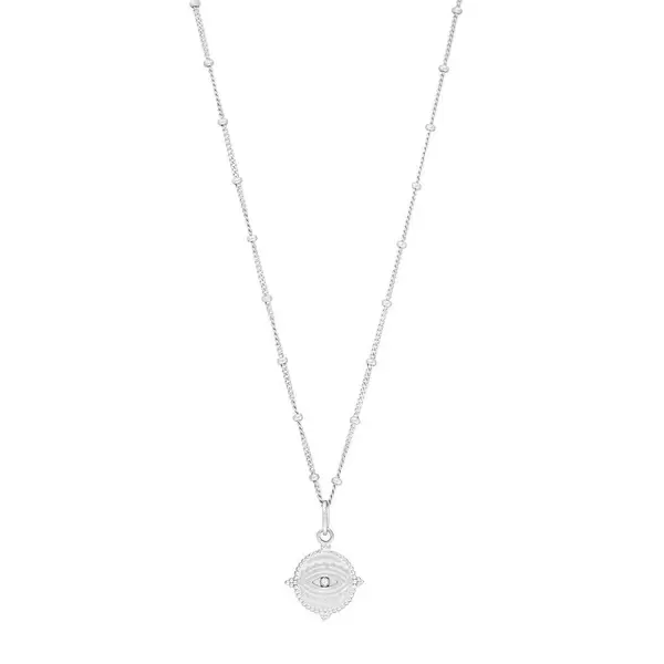 Leaf Jewelry Halskette Evil Eye, 45cm, 925 Sterlingsilber Nur für heute