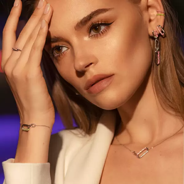 Leaf Jewelry Silber Earcuff, Neon Twist Nur noch ein Tag übrig
