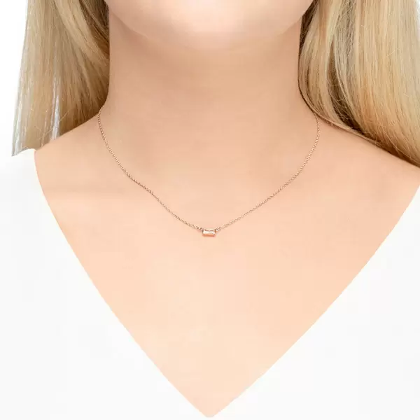 Leaf Jewelry Halskette SPARKLE, 18 K Rosegold vergoldet Super Rabatt