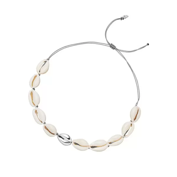 Leaf Jewelry Fußbändchen Cowrie Shell, 925 Sterlingsilber Begrenztes Angebot