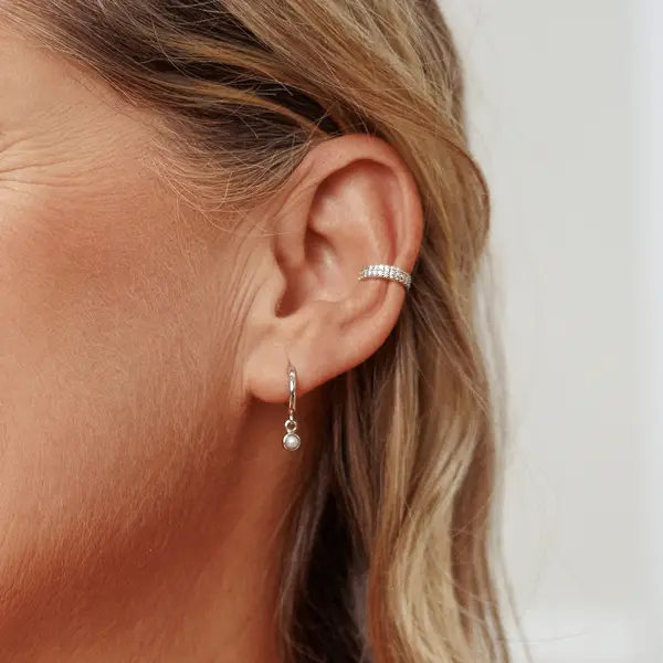 Leaf Jewelry Silber Earcuff, Zirkonia Riesige Ersparnisse