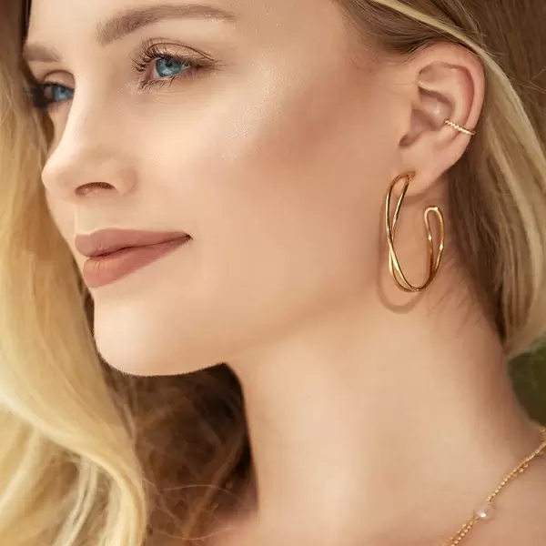 Leaf Jewelry Silber Creole, TUBE, Rosegold Wochenangebot
