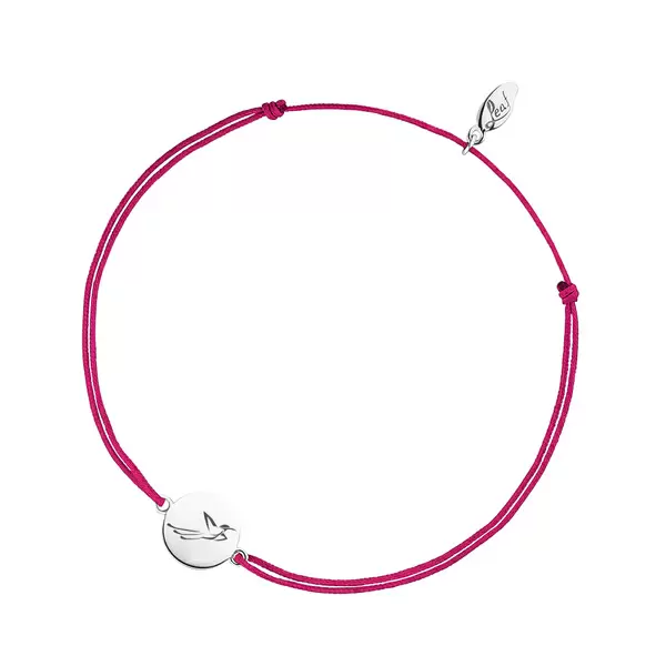 Leaf Jewelry Charity Armband KOLIBRI, Fuchsia Nur noch ein Tag übrig