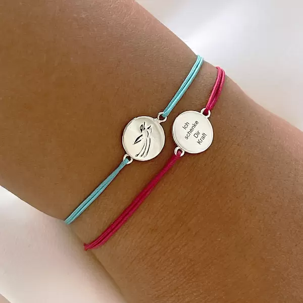 Leaf Jewelry Charity Armband KOLIBRI, Fuchsia Nur noch ein Tag übrig