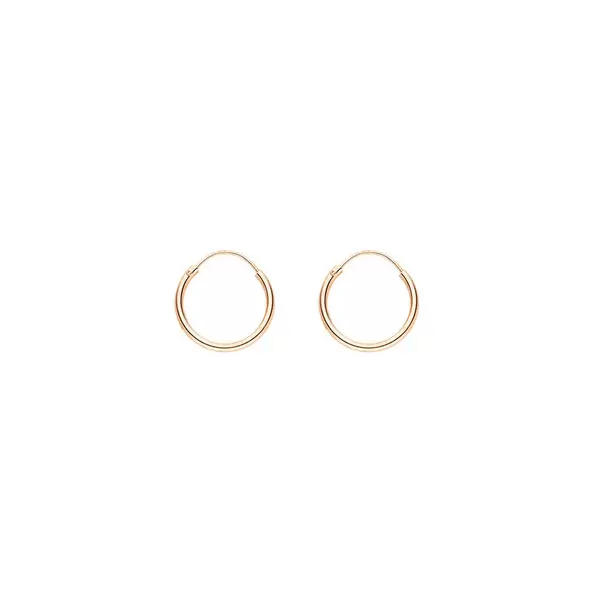 Leaf Jewelry Creole Pure, klein, 18 K Rosegold vergoldet Super Rabatt