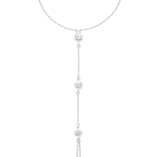 Leaf Jewelry Hand Chain Zirkonia, 925 Sterlingsilber Fabrikladen