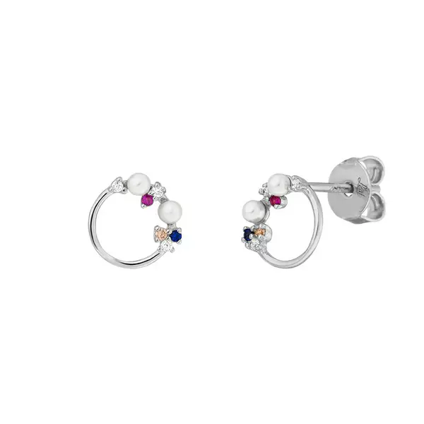 Leaf Jewelry Ohrstecker Mini CANDY, 925 Sterlingsilber Begrenzt auf 3 Tage