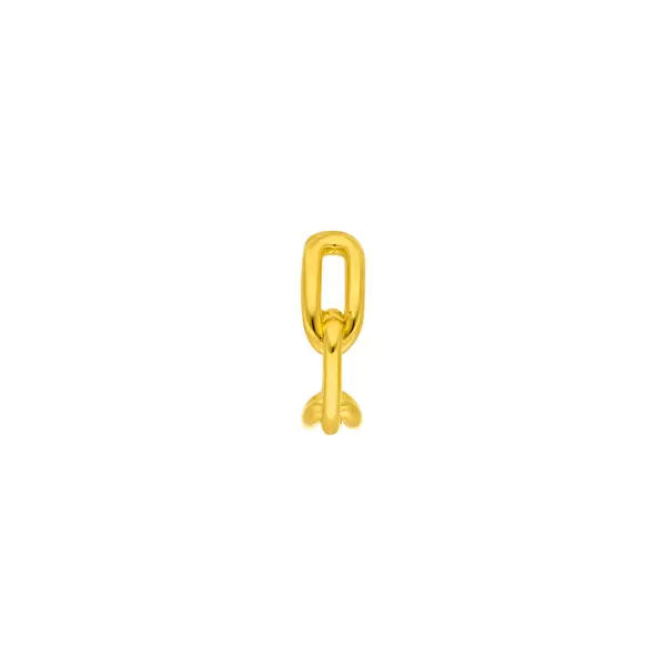 Leaf Jewelry Silber Earcuff, CHAIN, Gelbgold Im Verkauf