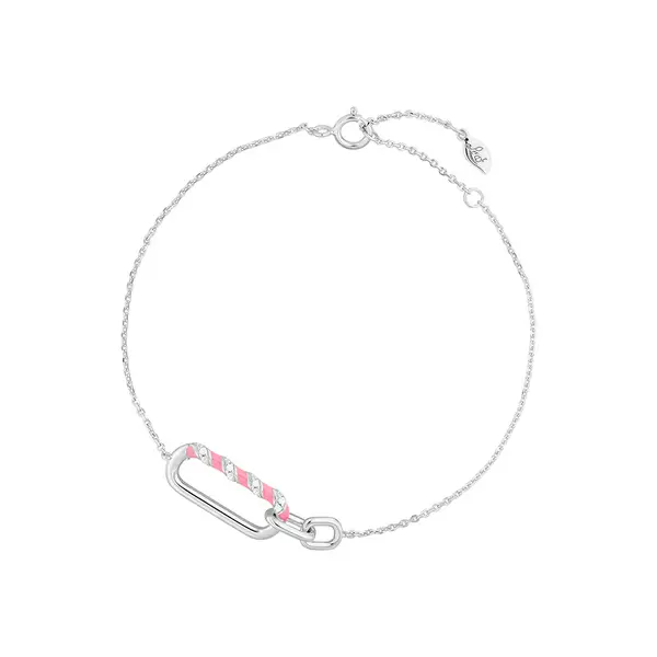 Leaf Jewelry Silber Armkette, Neon Twist 2025