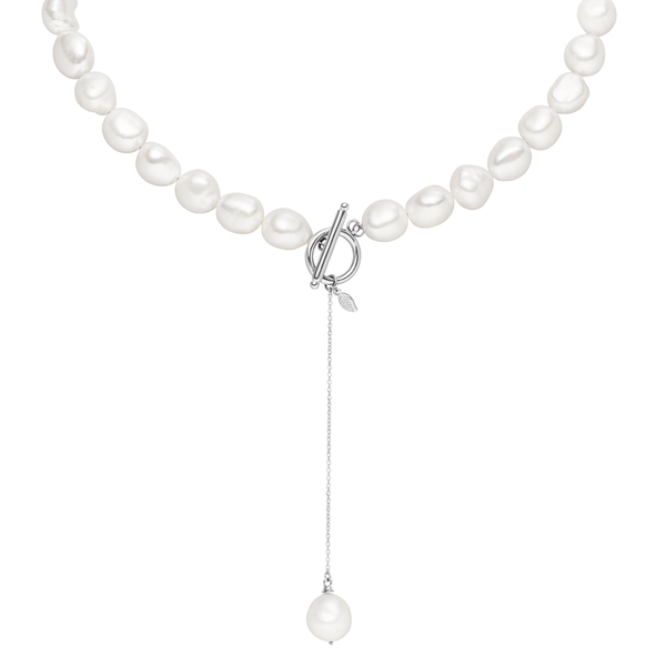 Leaf Jewelry Halskette Barockperle, 925 Sterlingsilber Limitierter Zeitrabatt