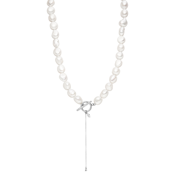 Leaf Jewelry Halskette Barockperle, 925 Sterlingsilber Limitierter Zeitrabatt