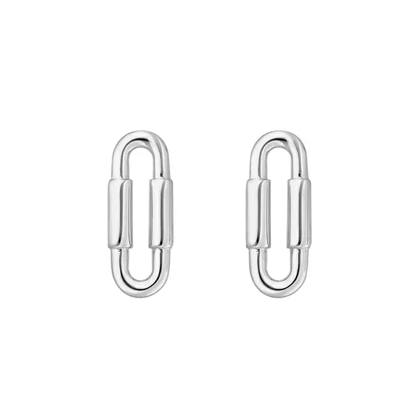 Leaf Jewelry Silber Ohrstecker, Karabiner Flash Sale