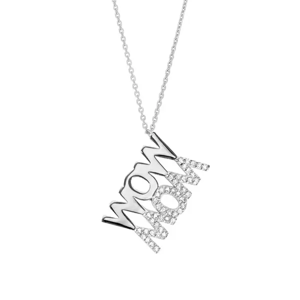 Leaf Jewelry Halskette WOW MOM, 925 Sterlingsilber Online Outlet