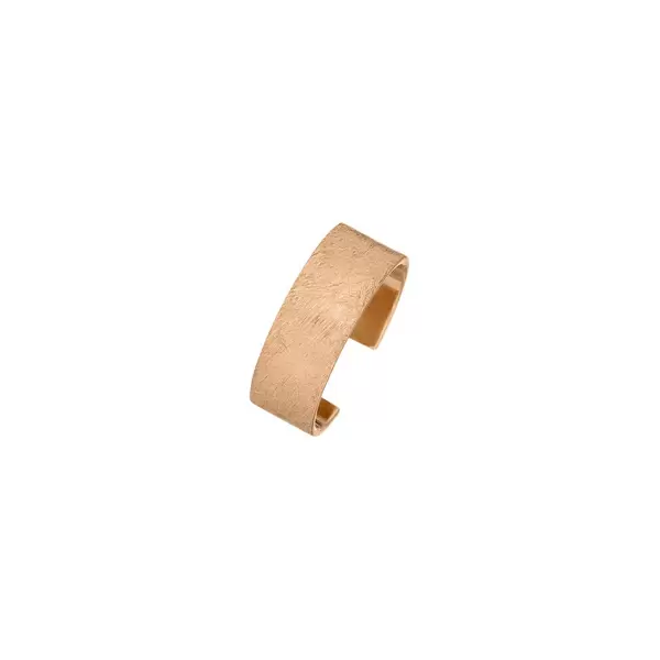 Leaf Jewelry Earcuff Matt, 4mm, 18 K Rosegold vergoldet Tägliche Deals