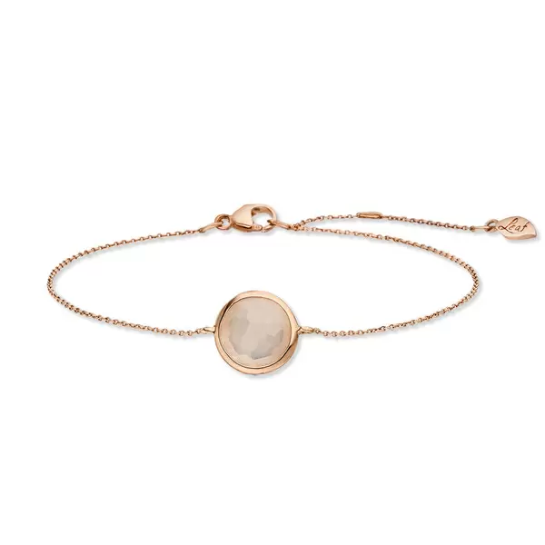 Leaf Jewelry Armkette Rosenquarz, 14 K Roségold Bis zu 60% Rabatt