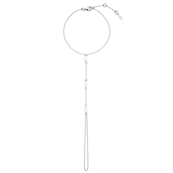 Leaf Jewelry Hand Chain Platelet, 925 Sterlingsilber Saisonschlussverkauf