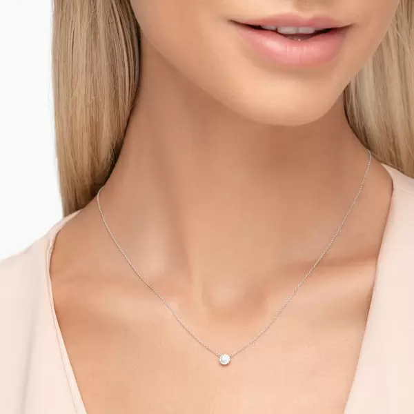 Leaf Jewelry Halskette Pavé II mit Diamanten, 18 K Weissgold JETZT KAUFEN