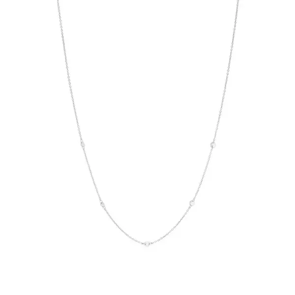 Leaf Jewelry Halskette Pure Quintruple Diamant, 18K Weißgold Letzte 2 Tage