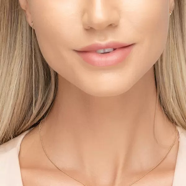 Leaf Jewelry Ohrstecker "my first diamond", ball chain, 14 K Gelbgold Bis zu 60% Rabatt