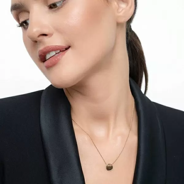 Leaf Jewelry Halskette Plate, 14 K Gelbgold Bis zu 65% Rabatt
