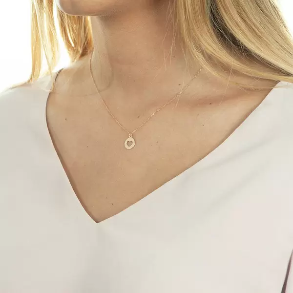 Leaf Jewelry Halskette Heart, 14 K Rosegold 50% Rabatt für begrenzte Zeit